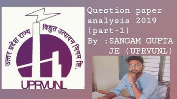 Uprvunl je exam 2019 (Civil Engg) question analysis & practice (PART-1) by SANGAM GUPTA, JE(UPRVUNL)