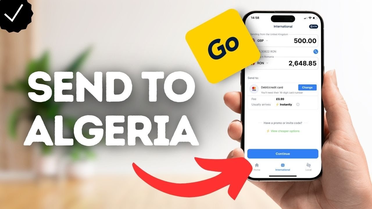 How To Send Money To Algeria On TrasferGO? - YouTube