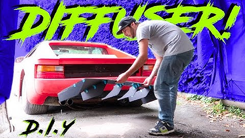 How to (D.I.Y) REAR DIFFUSER!