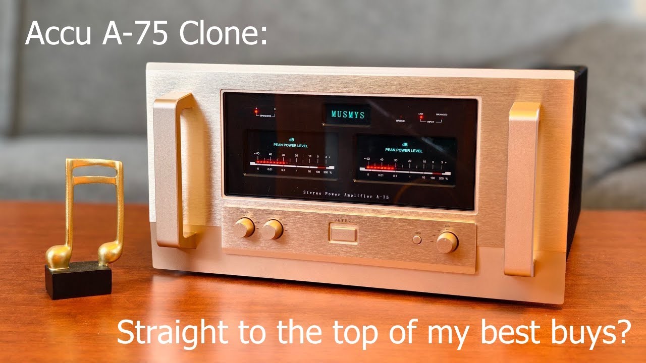 Budget Audiophile Dream? Accuphase A-75 Clone Amplifier Review!