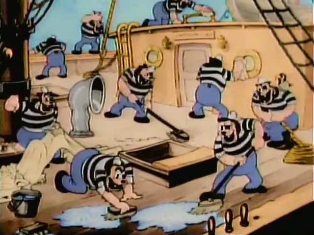 Mickey Mouse - Shanghaied 1934 Computer Colorized Titles - YouTube