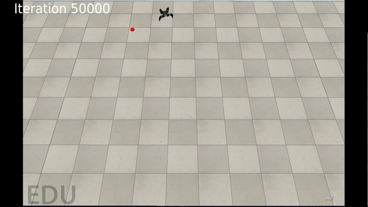 Deep Reinforcment Learning - Robot learns to walk - YouTube