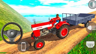 🚜 Off Road Tractor Mud Challenge Heavy Torque Village Drive | Indian Car Map Game 3D screenshot 1