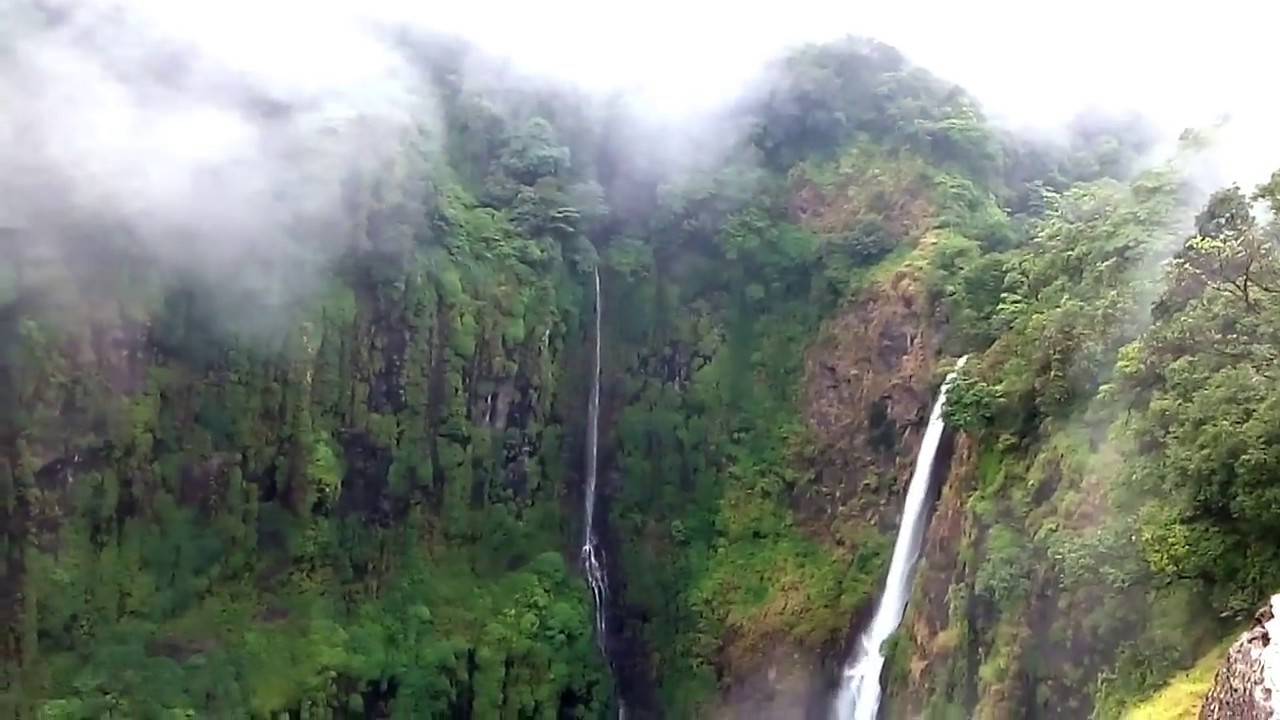 Thoseghar waterfalls full view - Satara