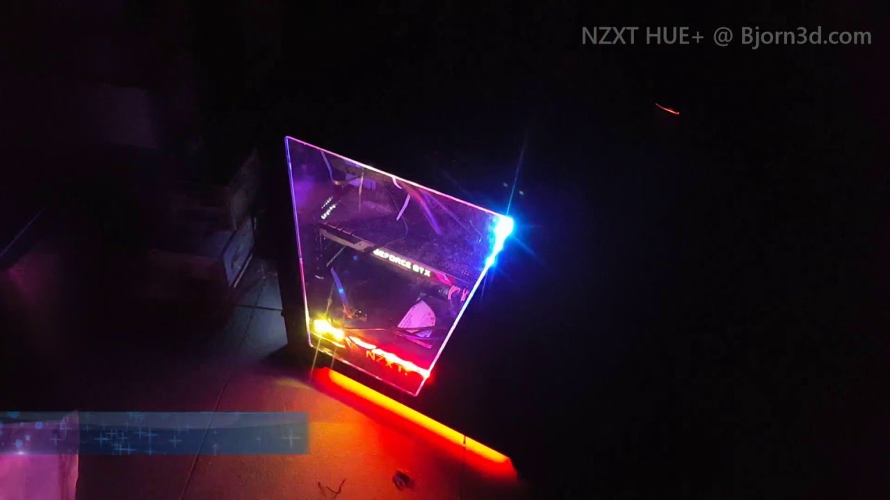 NZXT HUE+ lighting example