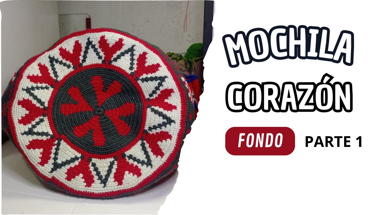 Paso a paso mochila de Corazón | Fondo | Parte 1