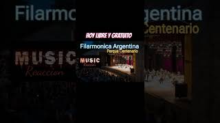 Hoy nos vamos para parque centenario al auditorio. para ver la orquesta filarmonica Argentina.