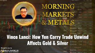 Vince Lanci: How Yen Carry Trade Unwind Affects Gold & Silver
