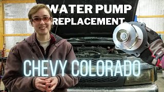 WATER PUMP REPLACEMENT on (2004 - 2012) Chevrolet Colorado How To Replace Engine Water Pump 2004 2012 Chevy Colorado
