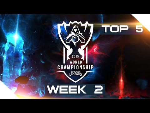 LoL World Championship 2015 - Top 5 Plays (Week2)