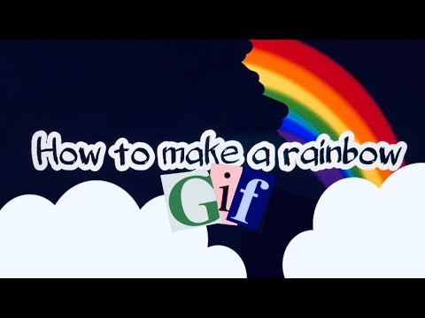 |How to make a rainbow gif| Procreate app