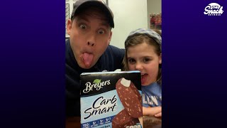 Can LOW-CARB Ice Cream ACTUALLY Be Good? Breyers Carb Smart Chocolate Almond Bars