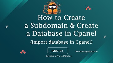 How to Create a Subdomain & Create a  Database in Cpanel (Connect to a Database Using PHP in Cpanel)