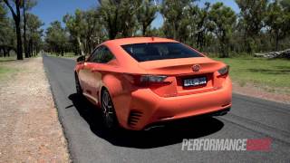 2015 Lexus RC 350 F Sport 0-100km/h & engine sound