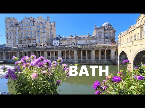 🇬🇧 BATH ENGLAND, STUNNING ENGLISH TOWN DURING A HEATWAVE, BATH CITY ...