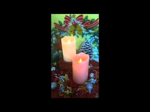 LEDキャンドル　揺らめく炎