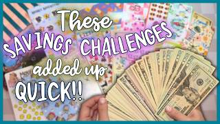 How much $$ can Savings Challenges REALLY save you?!? *Counting & Reallocating completed challenges*