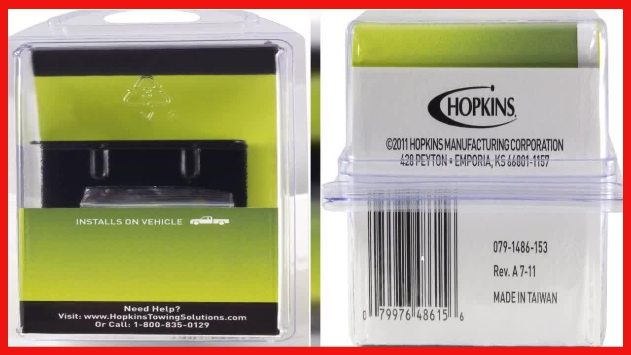 Hopkins 48615 7 RV Blade and 6 Pole Round Mounting Bracket