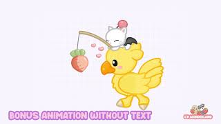 Animated FF7 Twitch Alerts - Final Fantasy VII Moogle & Chocobo/ FF7 Chibi