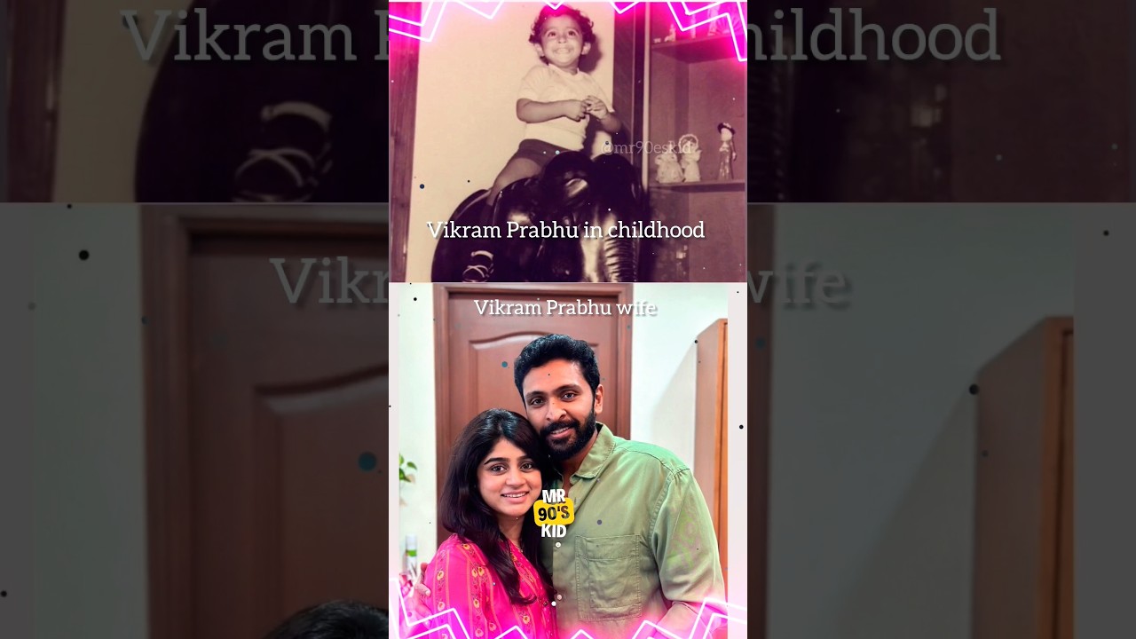 Actor Vikram Prabhu Family photoshoot 😍