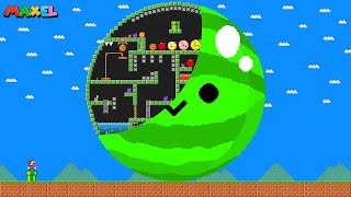 MAXEL: Mario vs. the Giant Watermelon Game (SUIKA GAME) Maze