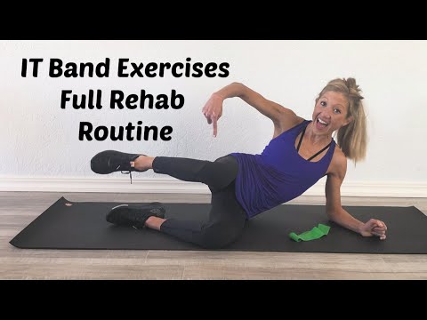 IT Band Exercises. Full Rehab Routine For IT Band Pain Relief.