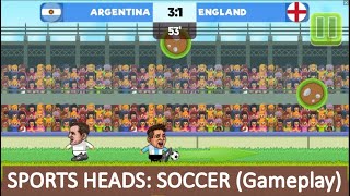 SPORTS HEADS: SOCCER (Gameplay w/ MESSI) screenshot 4