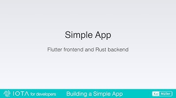 Building a Simple App - Starting the project