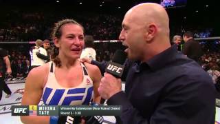 UFC 196: Miesha Tate Octagon Interview
