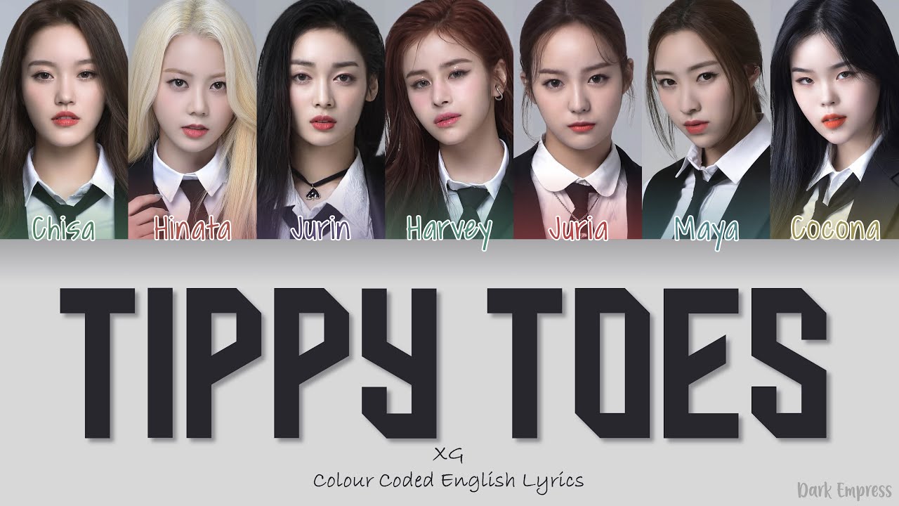 XG Tippy Toes Color Coded English Lyrics YouTube xg-tippy-toes-color-coded-english-lyrics-youtube