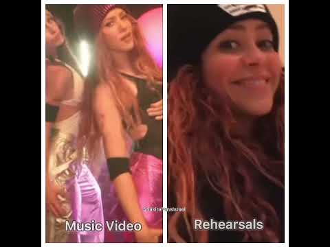 Shakira - Dont Wait Up Rehearsals