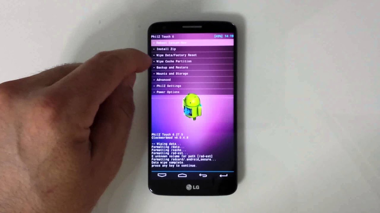 Backup y Restaure con Philz Recovery