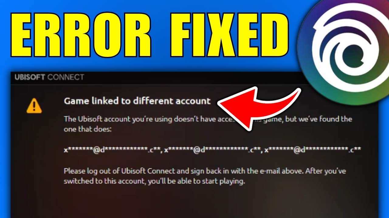 Fix Game Linked To Different Account on Ubisoft Connect (Step By Step ...