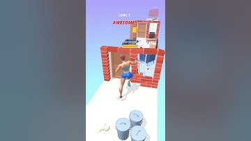 Muscle Rush 3D, All levels ios android gameplay | Level 7 #3dgames #shorts