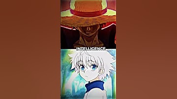 luffy vs killua #anime #1v1 #whoisstrongest #animeedit #luffy #killua #hxh #onepiece