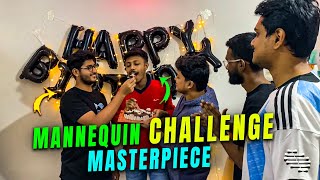 Guys Stand Still for the Mannequin Challenge