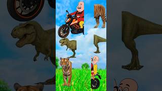 Motu Patlu video  dinosaur video tiger video vfx mugic  #shorts #motupatlu #cartoon