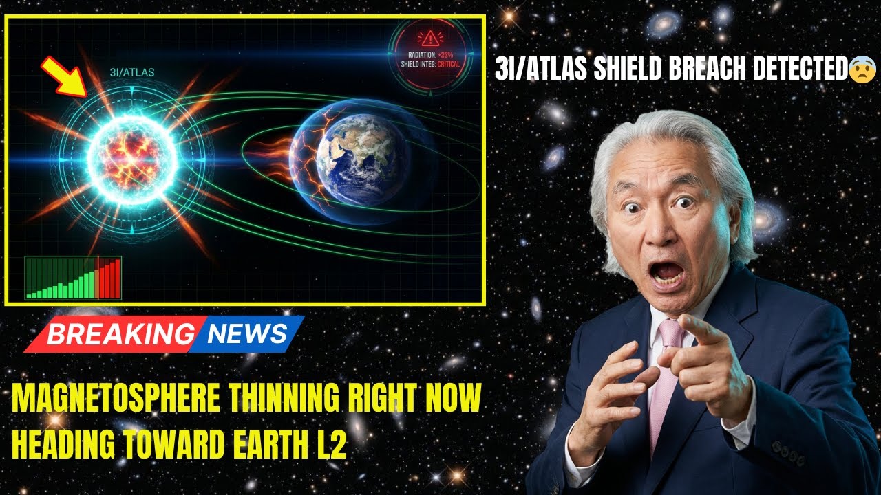 3I/ATLAS Just TRIGGERED a Global Radiation Spike — Earth’s Shield THINNING NOW | Michio Kaku