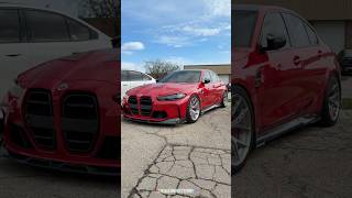 Imola Red BMW M3 G80 with Carbon Fiber Bonnet - Walkaround [4K] #bmw #phonk #supercars