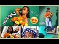 photoshoot grwm + vlog 💚 (hair, shopping makeup, etc)