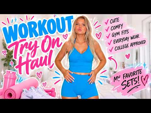I Tried the CUTEST Workout Sets 😍 | Gym Outfit Try-On Haul