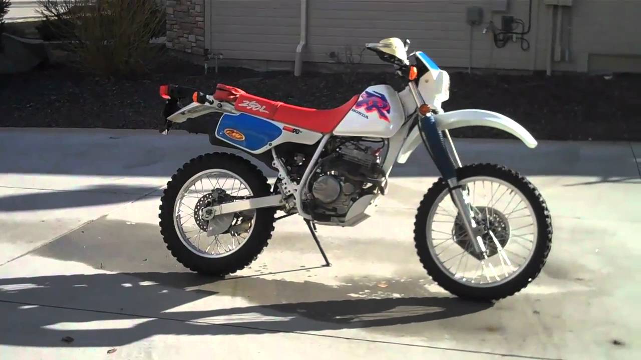 1993 Honda XR250L - YouTube