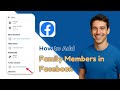 How to Add Family Members in Facebook 2026 | Facebook Family Member Add