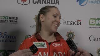 Media Scrum - Semi Final - 2024 BKT World Women's Curling