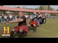 STRONGMEN VS. SCOTSMEN IN EPIC TUG-OF-WAR | The Strongest Man in History (Season 1) | History