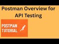 Tutorial 01- API Testing Made Easy with Postman – Overview & Basics