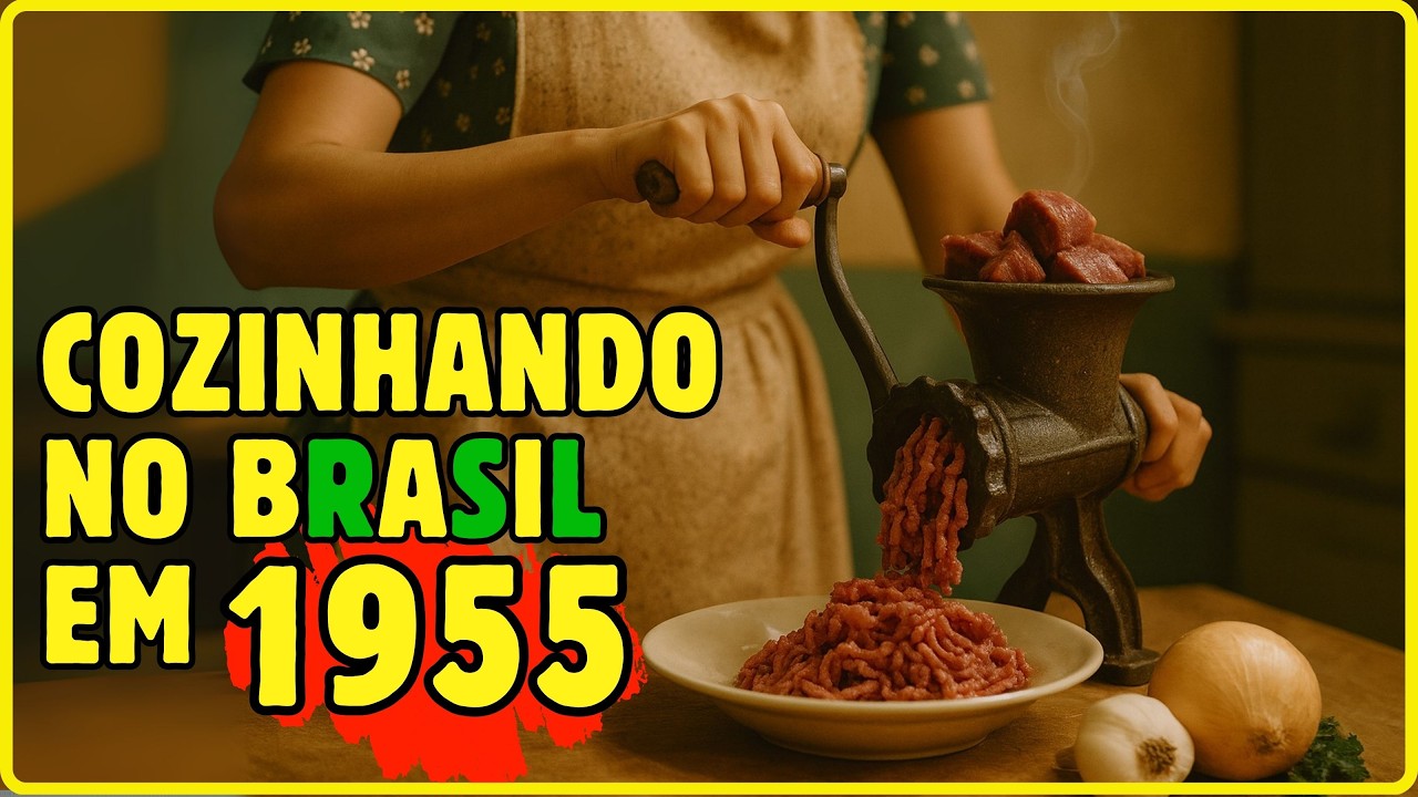 🔥Como era cozinhar no Brasil em 1955 (há 70 anos)?