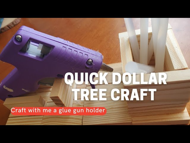 DIY Glue gun holder {beginner easy tutorial} 