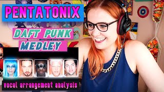Vocal Coach Reacts To PENTATONIX - Daft Punk (Vocal Analysis, Explanation & Demo)