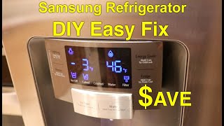 Samsung Refrigerator Isn't Cooling  How To Fix RS265